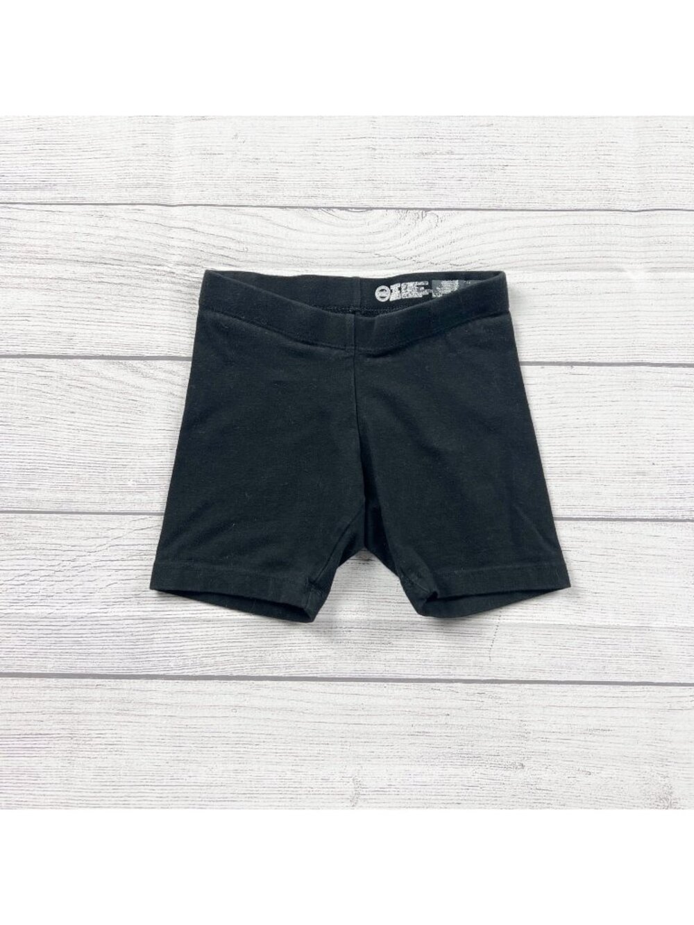 Wonder Nation Black Bike Shorts Girls Activewear XS 4-5